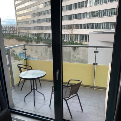 New modern apartment with balcony for rent, 45 m², Nivy, Bratislava, Slovakia