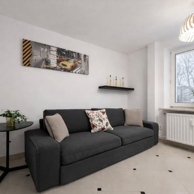 Bright three-room apartment with balcony for rent, 60 m², Żoliborz, Warsaw, Poland