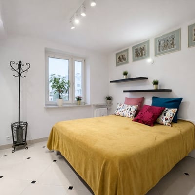 Bright three-room apartment with balcony for rent, 60 m², Żoliborz, Warsaw, Poland