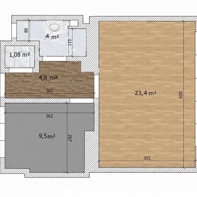 Alquiler de apartamento luminoso y renovado, 43 m², Budějovická, Praga, República Checa