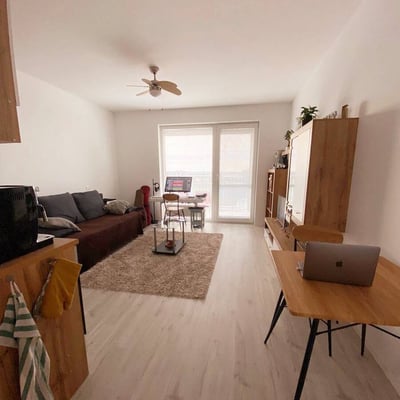 Bright apartment for rent in a new building, 29 m², Slnečnice – Mesto, Bratislava, Slovakia