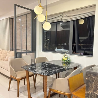 Bright furnished apartment with sea and city view for rent, 74 m², Napoleon Residence, Nha Trang, Vietnam