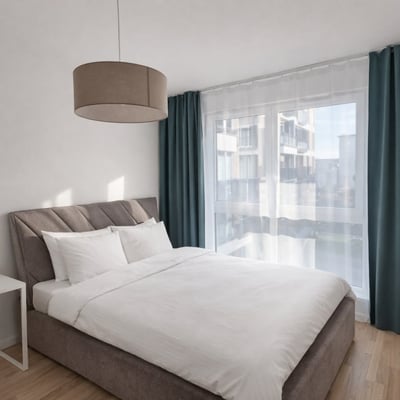 Appartement lumineux et moderne de 50 m² avec balcon à louer à Mokotów, Varsovie, Pologne