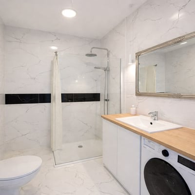 Appartement lumineux et moderne de 50 m² avec balcon à louer à Mokotów, Varsovie, Pologne