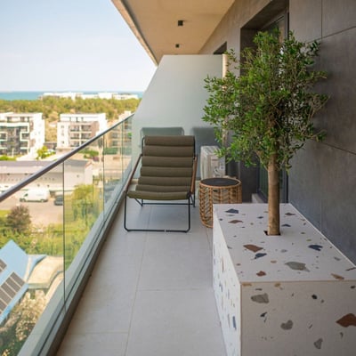 Apartamento confortable de 50 m² con terraza en alquiler en Mamaia-Sat, Rumanía