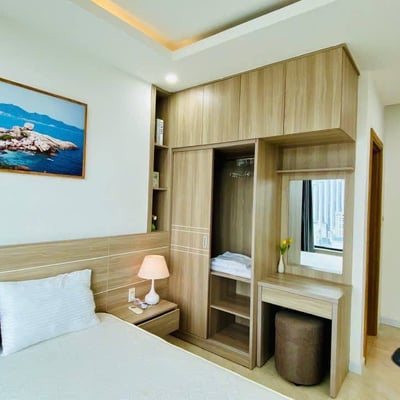 Komfortable Wohnung mit 2 Schlafzimmern im Wohnkomplex Oceanus zur Miete nahe dem Meer in Nha Trang, Vietnam