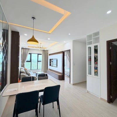 Komfortable Wohnung mit 2 Schlafzimmern im Wohnkomplex Oceanus zur Miete nahe dem Meer in Nha Trang, Vietnam