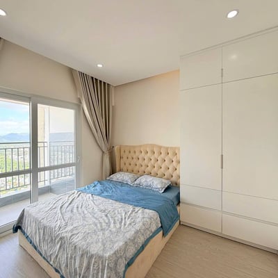 Komfortable Wohnung mit 2 Schlafzimmern im Wohnkomplex Oceanus zur Miete nahe dem Meer in Nha Trang, Vietnam