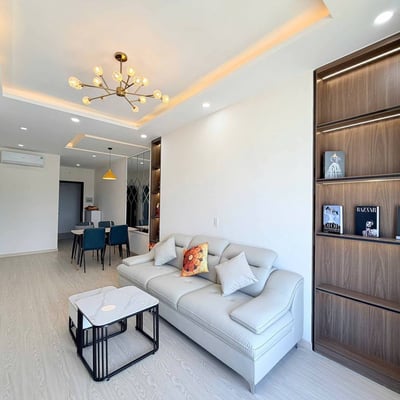 Komfortable Wohnung mit 2 Schlafzimmern im Wohnkomplex Oceanus zur Miete nahe dem Meer in Nha Trang, Vietnam
