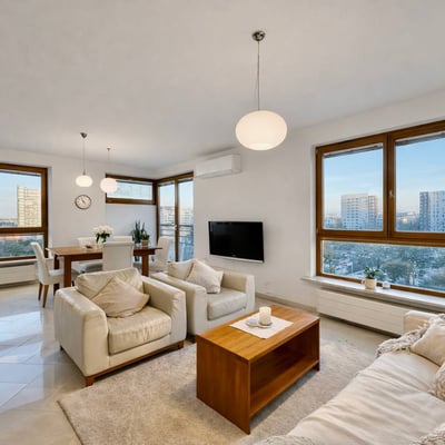 Просторная и светлая квартира 128 м² в комплексе Osiedle Prezydenckie в аренду, Śródmieście, Варшава, Польша