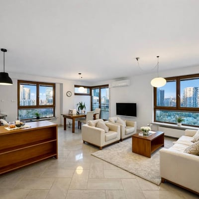 Просторная и светлая квартира 128 м² в комплексе Osiedle Prezydenckie в аренду, Śródmieście, Варшава, Польша