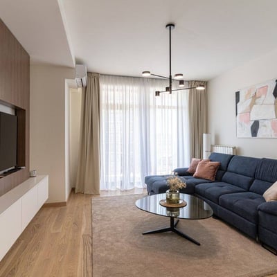 Komfortable Wohnung 83 m² im Wohnkomplex BW Aurora zur Miete in Belgrad, Serbien