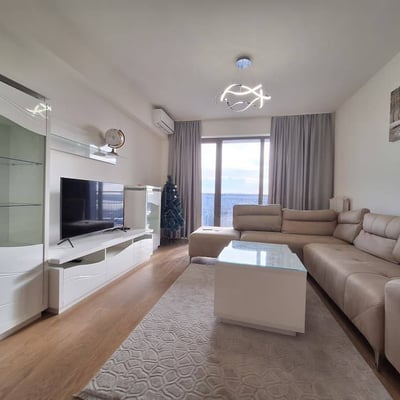 Spacious 105 m² apartment with beautiful view in BW Verde residence for rent in Belgrade, Serbia