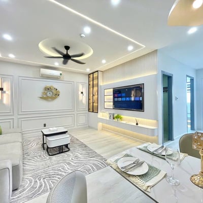 Komfortable Wohnung 65 m² mit Meerblick im Muong Thanh Luxury zur Miete in Nha Trang, Vietnam
