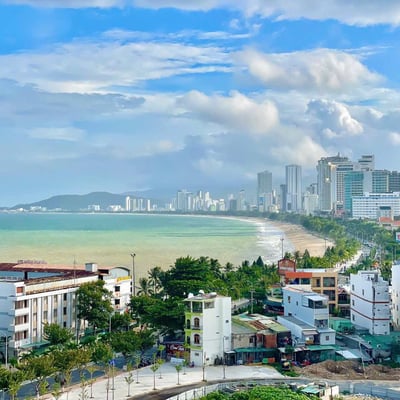Komfortable Wohnung 65 m² mit Meerblick im Muong Thanh Luxury zur Miete in Nha Trang, Vietnam