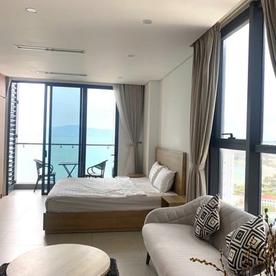 Möblierte Wohnung mit Balkon im Scenia Bay zur Miete in Nha Trang, Vietnam