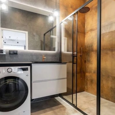 Modernes möbliertes Studio-Apartment, 32 m², zur Miete in Warschau, Polen