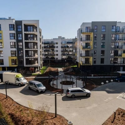 Apartamento estudio moderno y amueblado, 32 m², en alquiler en Varsovia, Polonia