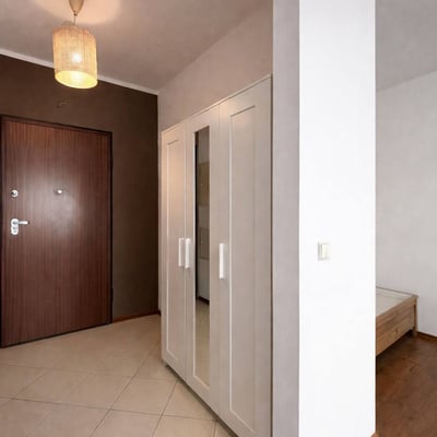 Appartement lumineux et meublé 40 m² avec terrasse à louer à Wilanów, Varsovie, Pologne