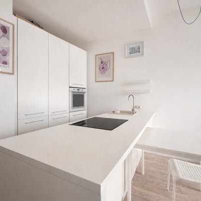 Modern furnished apartment 41 m² with balcony for rent in Wilanów, Warsaw, Poland