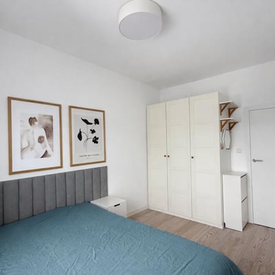 Modern furnished apartment 41 m² with balcony for rent in Wilanów, Warsaw, Poland