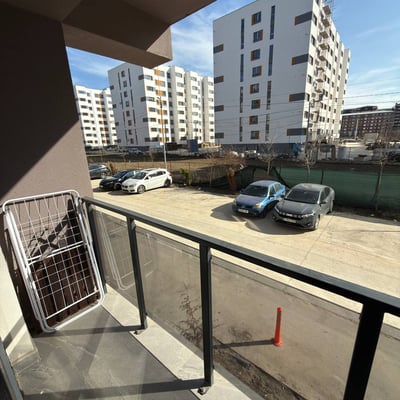 Bright furnished apartment 42 m² for rent in Chiajna, Bucharest, Romania