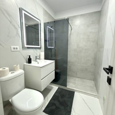 Bright furnished apartment 42 m² for rent in Chiajna, Bucharest, Romania