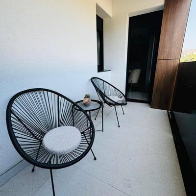 Stilvolle möblierte Wohnung 75 m² mit Terrasse zur Miete in Vračar, Belgrad, Serbien