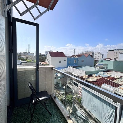 Bright and cozy apartment with balcony for rent in My An, Da Nang, Vietnam
