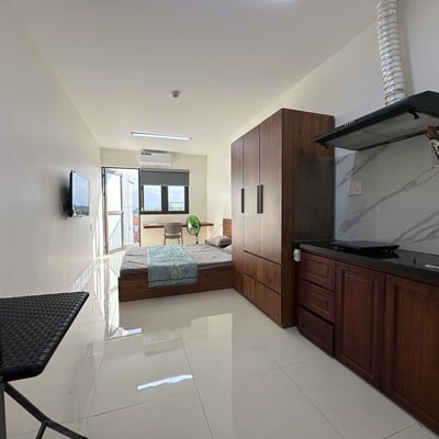 Komfortables Studio mit Balkon zur Miete in Da Nang, Vietnam