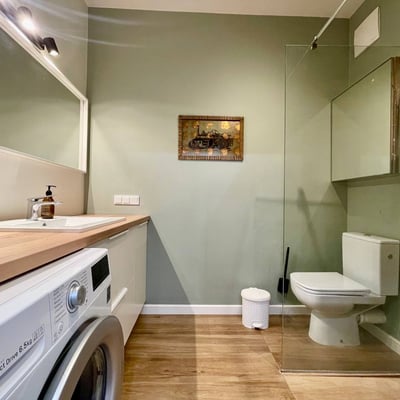 Уютная меблированная студия 38 м² с садом в аренду, Wilanów, Варшава, Польша