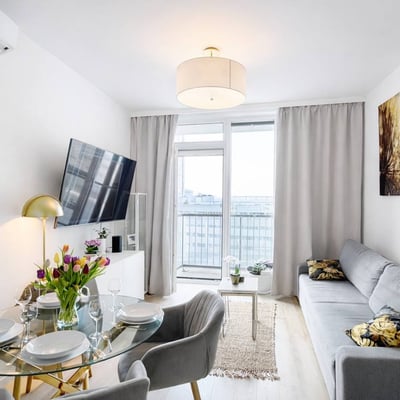 Современная меблированная 2-комнатная квартира 45 м² в аренду, Wola, Варшава, Польша