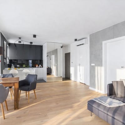 Modern 2-room apartment 67 m² with balcony for rent, Mokotów, Warsaw, Poland