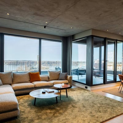 Роскошный пентхаус 123 м² с террасой в ЖК K-District, Белград, Сербия