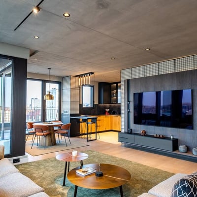 Роскошный пентхаус 123 м² с террасой в ЖК K-District, Белград, Сербия