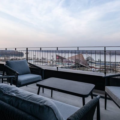 Ático de lujo de 123 m² con terraza en el complejo residencial K-District en alquiler, Belgrado, Serbia