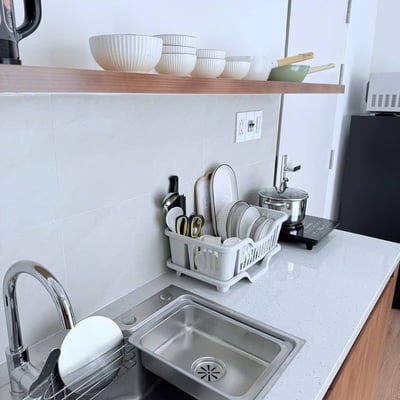 Bright furnished studio apartment with balcony for rent, Son Tra, Da Nang, Vietnam