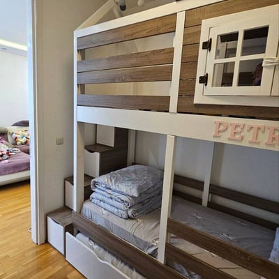 Modern 3-room apartment 62 m² in Belville residential complex for rent, New Belgrade, Serbia