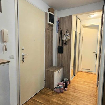 Modern 3-room apartment 62 m² in Belville residential complex for rent, New Belgrade, Serbia