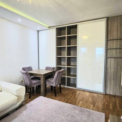Modern 3-room apartment 62 m² in Belville residential complex for rent, New Belgrade, Serbia