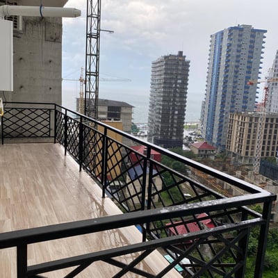 Bright comfortable apartment 75 m² with balcony for rent, Batumi, Georgia