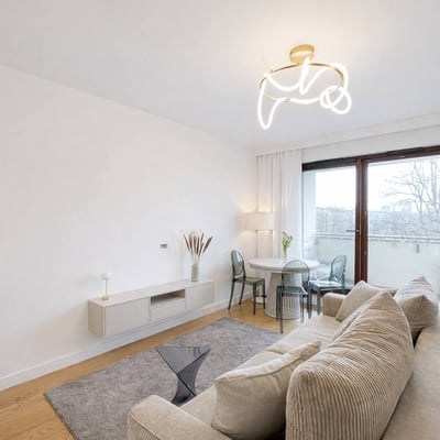 Alquiler de apartamento moderno y luminoso de 2 habitaciones, 43 m², Mokotów, Varsovia, Polonia