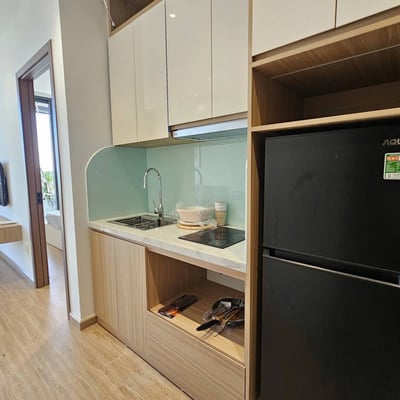 Bright furnished apartment with balcony for rent, Khue My, Da Nang, Vietnam