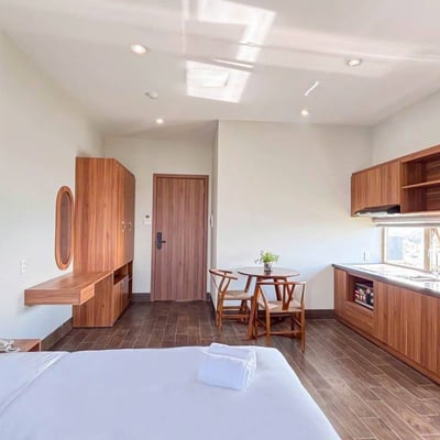 Аренда светлой студии с видом на море, Son Tra, Дананг, Вьетнам