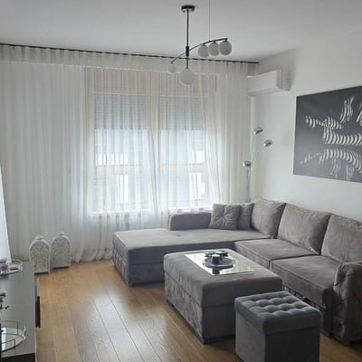 Modern furnished apartment for rent in Wellport residential complex, 54 m², New Belgrade, Belgrade, Serbia