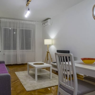 Аренда комфортной меблированной 2-комнатной квартиры, 43 м², Врачар, Белград, Сербия