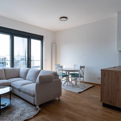Location appartement moderne, rénové, meublé de 2 pièces, 65 м², Nouveau Belgrade, Belgrade, Serbie