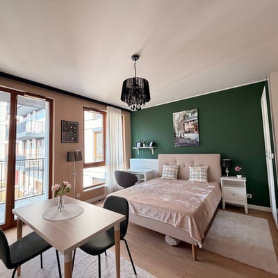 Luxuriöse, moderne wohnung zur miete, Wilanów, Warschau, Polen