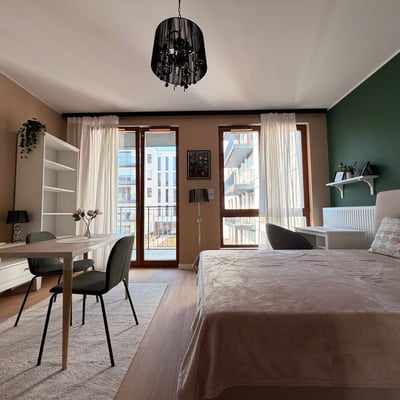 Luxuriöse, moderne wohnung zur miete, Wilanów, Warschau, Polen