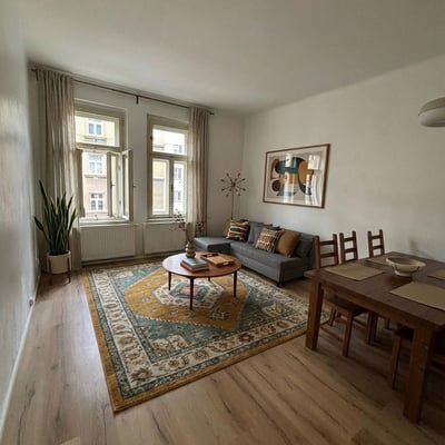 Cozy, comfortable apartment for rent, 50 m², Žižkov, Prague, Czech Republic